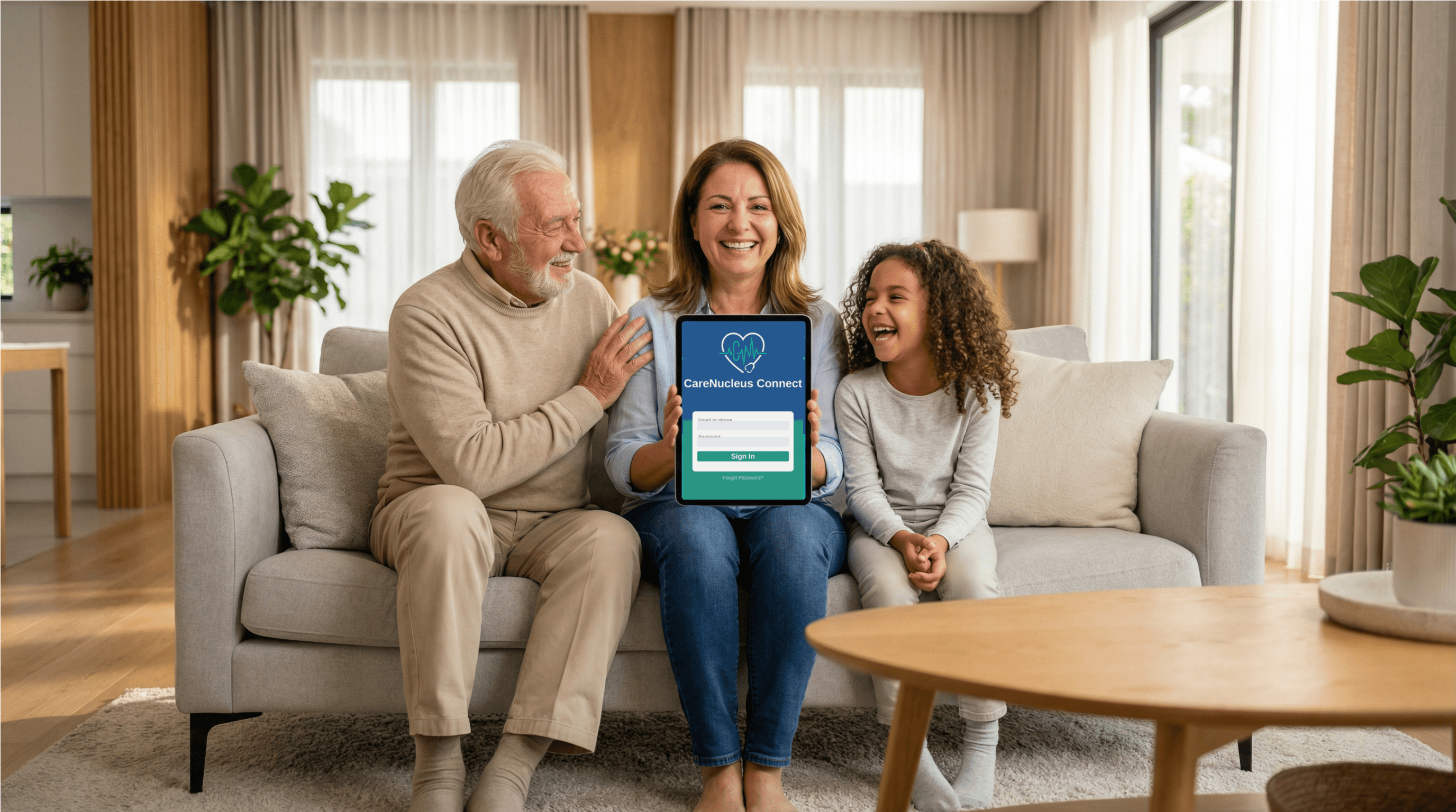 Families trust CareNucleus—multi-generational care made simple
