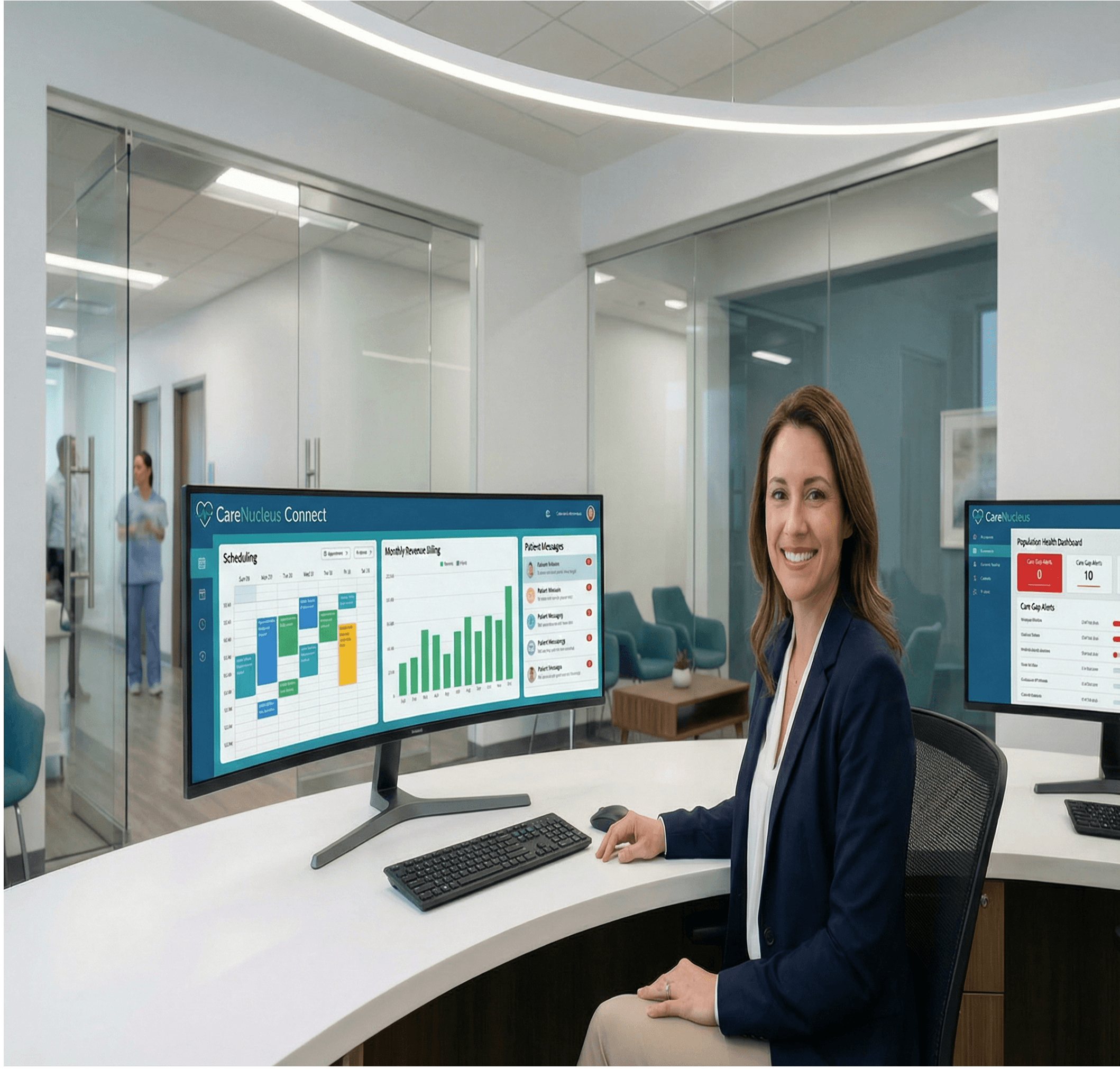 Practice command center and schedulingβyour clinic at a glance